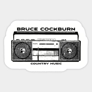 Bruce Cockburn Sticker